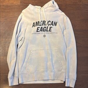 American Eagle Outfitters White Hoodie for Men